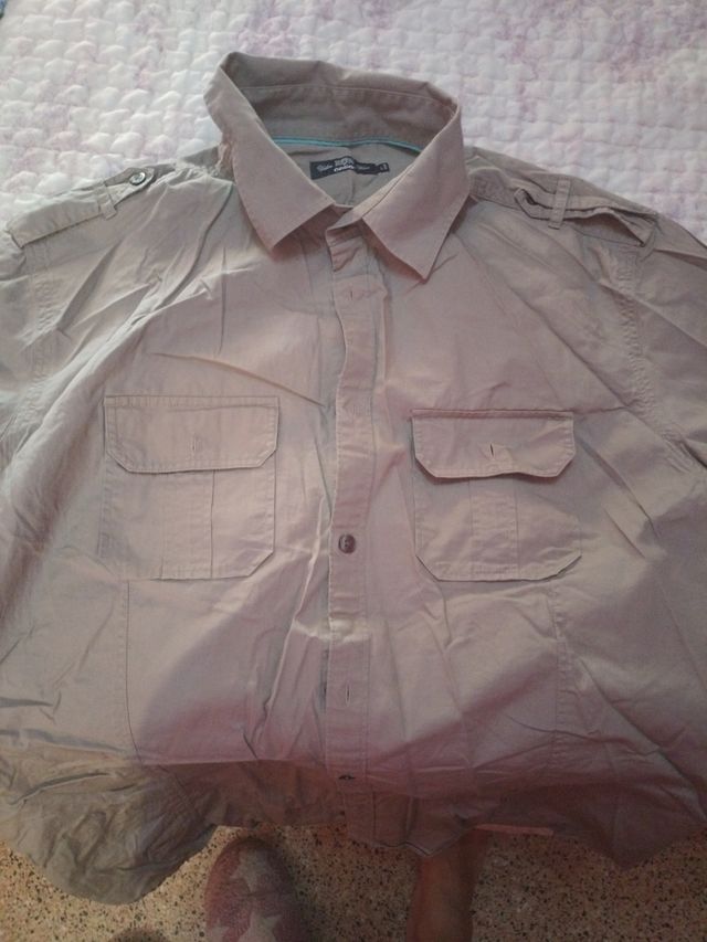 Camisa Celio* Hombre Verde Oliva - L