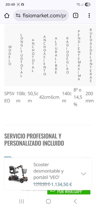 Moto eléctrica para mayores