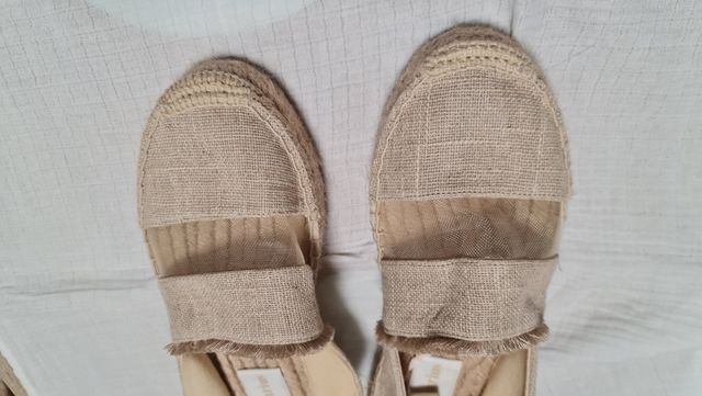 Zapatillas esparto beige