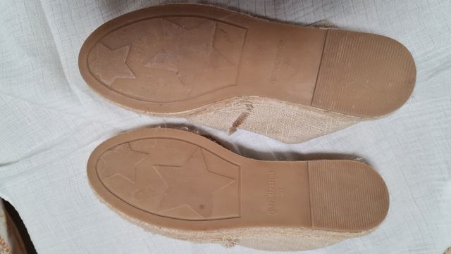 Zapatillas esparto beige