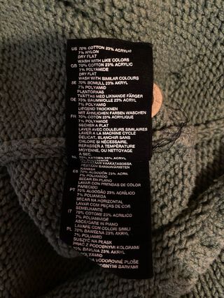 Jersey con capucha verde