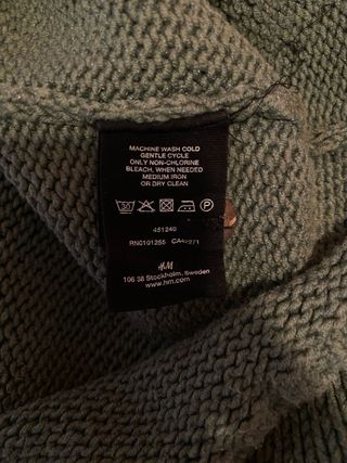 Jersey con capucha verde