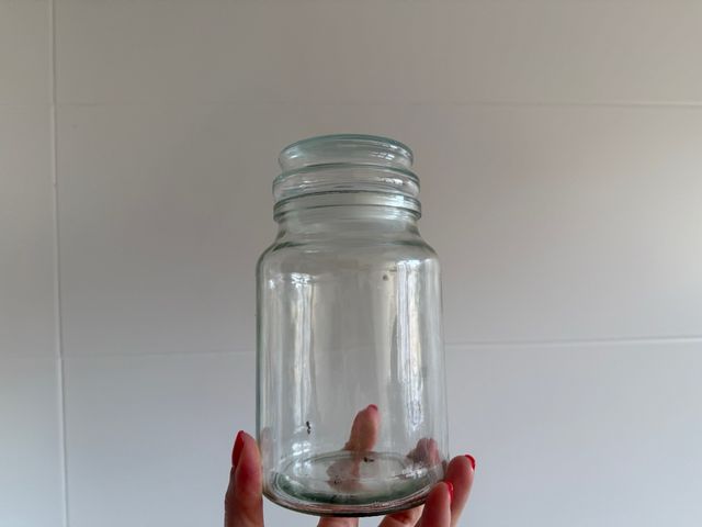 Bote cristal hermético