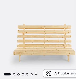 Sofá cama IKEA de madera