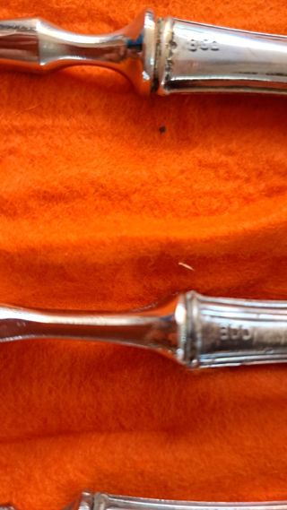 Servizio posate argento 800 - 12 pezzi+2