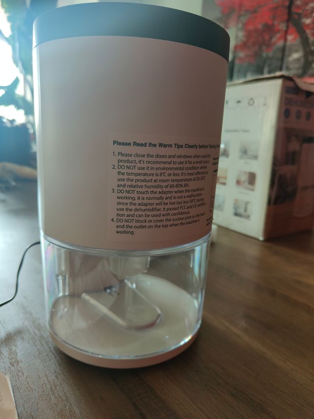 Deumidificatore portatile 40W