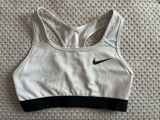 Sujetador deportivo Nike blanco XS