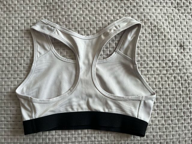 Sujetador deportivo Nike blanco XS