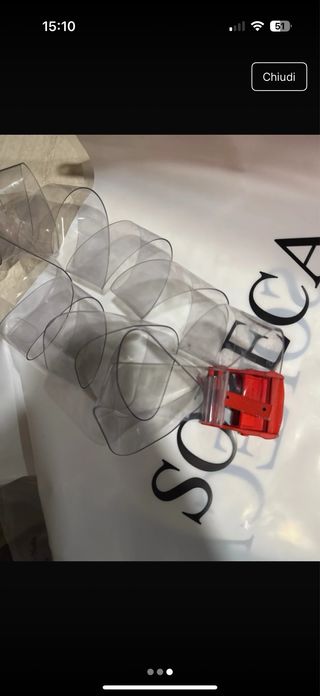 Cintura Soreca bianca e rossa