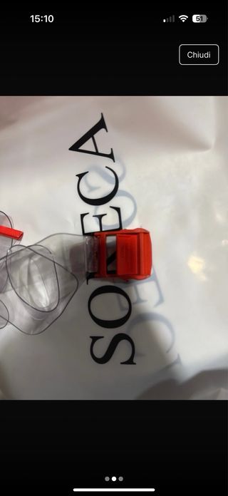 Cintura Soreca bianca e rossa