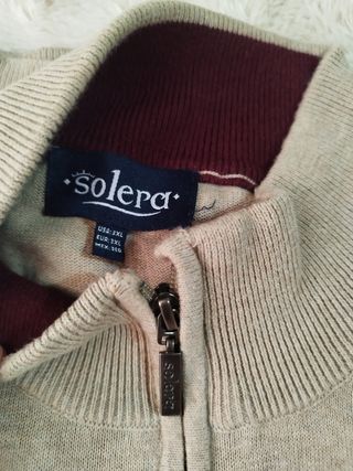Suéter Solera Beige - Cierre 1/4