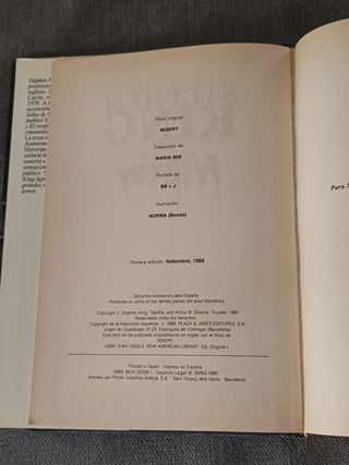 Misery de Stephen King
