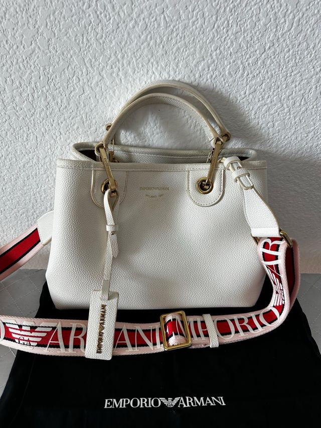 Borsa Emporio Armani bianca