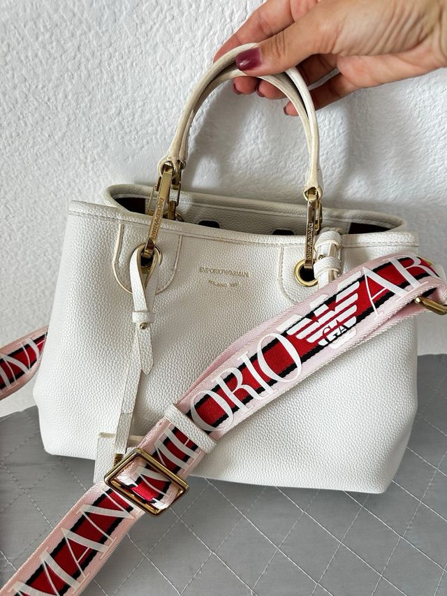 Borsa Emporio Armani bianca