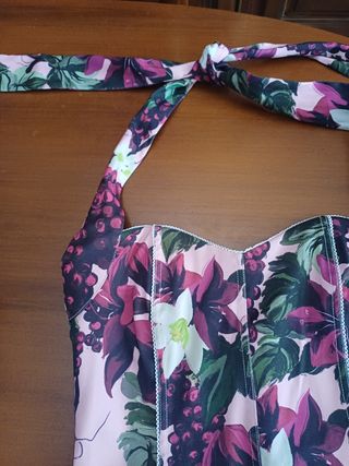 Body estampado flores rosa zara nuevo