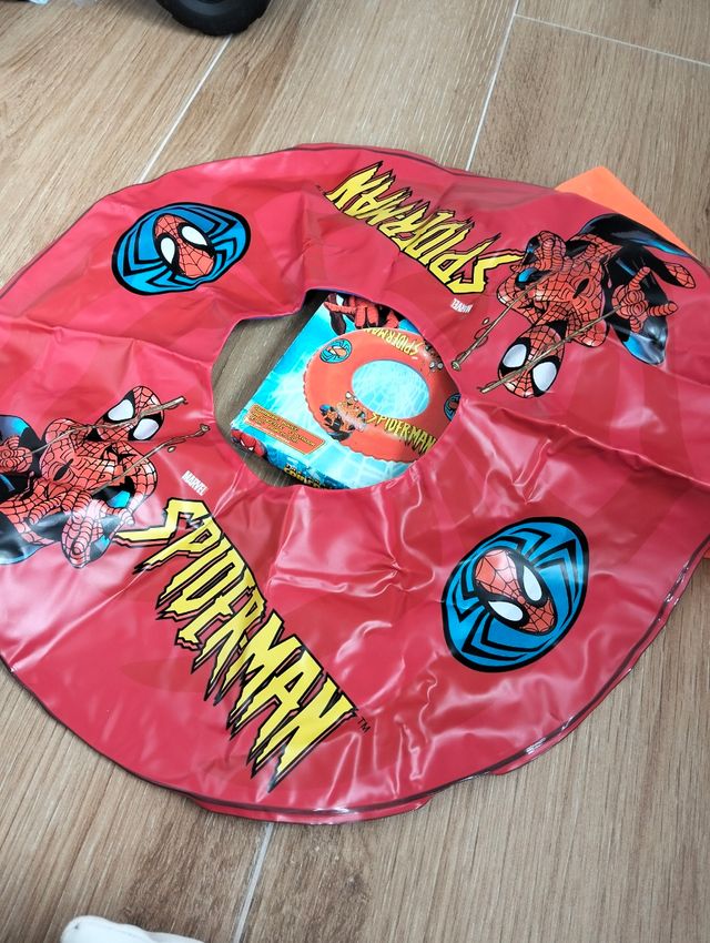 Flotador Spiderman + Manguitos Speedo