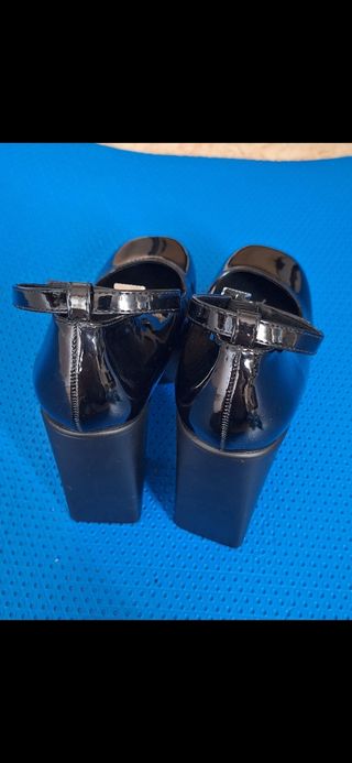 Zapatos plataforma negros
