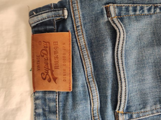 Bermudas Superdry Tyler Slim W34 44 Esp