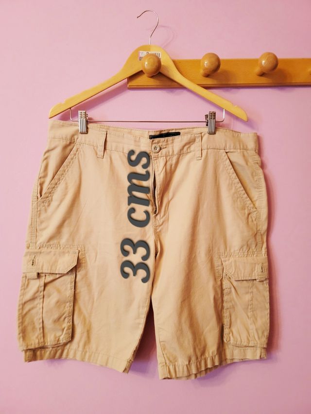 Shorts algodón beige - XL