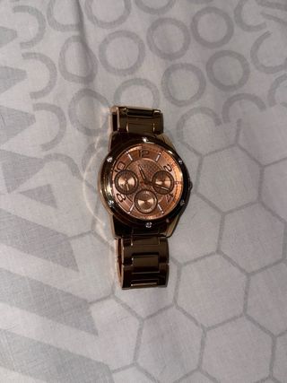 Reloj Guess mujer, dorado rosa