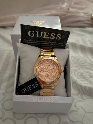 Reloj Guess mujer, dorado rosa