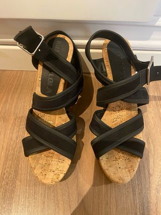 Cuñas Bimba y Lola negras