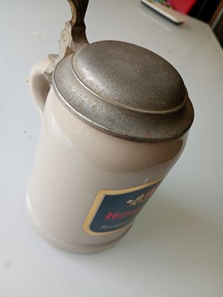 Jarra cerveza Henninger Frankfurt