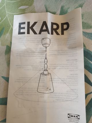 Lamparas IKEA EKARP - Moderna 2 unidades