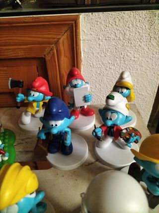Pitufos figuras coleccionables