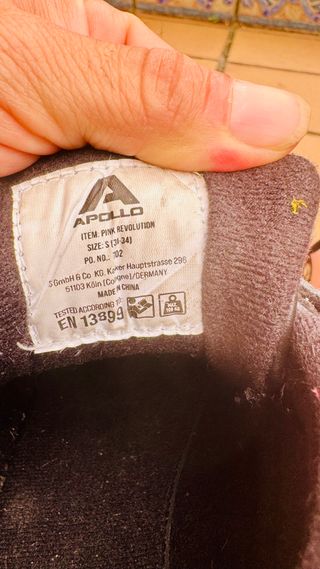 Patines Apollo niña rosa - 31-34