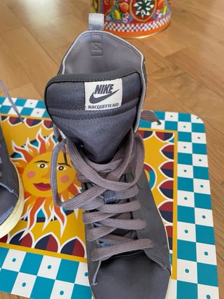 Zapatillas Nike grises altas mujer