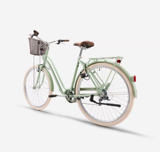 Bicicleta clásica verde menta