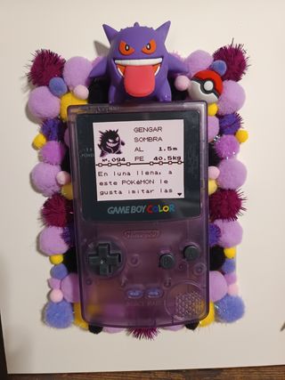 Game Boy Color Gengar Decoración