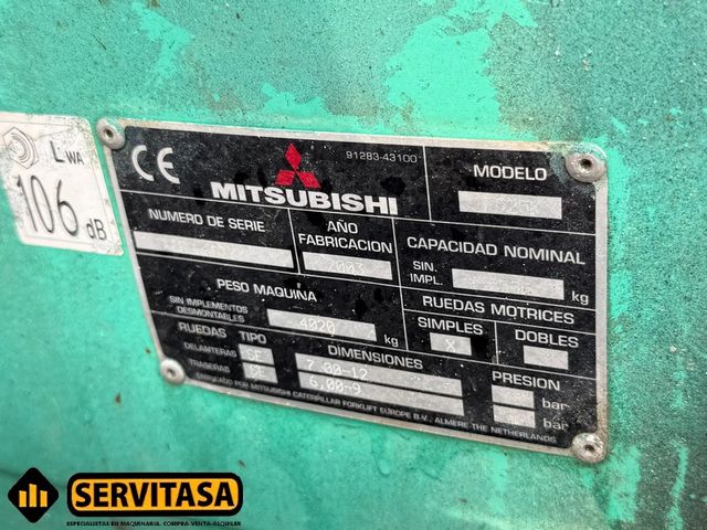 CARRETILLA ELEVADORA MITSUBISHI FD25K