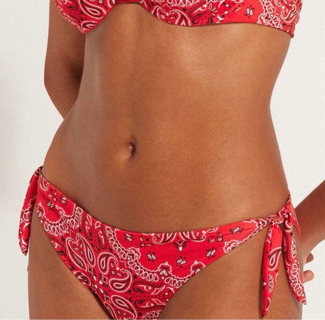 Bikini Tezenis rosso bandana con balconcino fascia