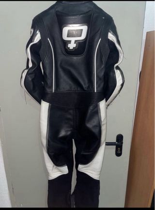 Mono moto cuero mujer 1 pieza 