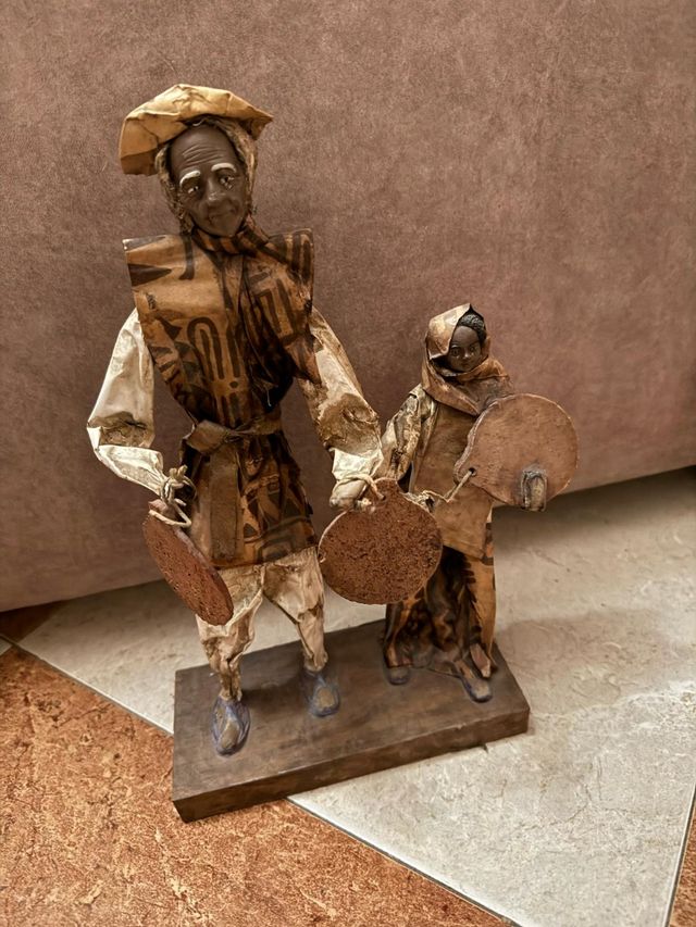 Figura papel antigua - Coleccionismo