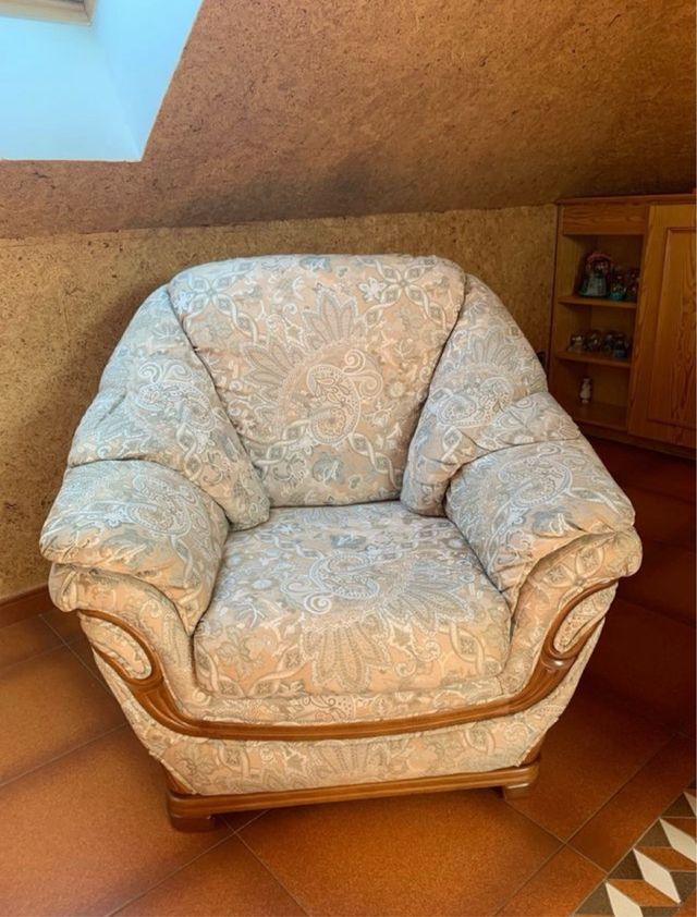 Sofá 3 plazas beige