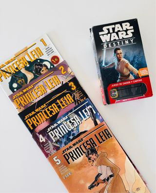 Lote comics + juego Star Wars