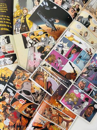 Lote comics + juego Star Wars