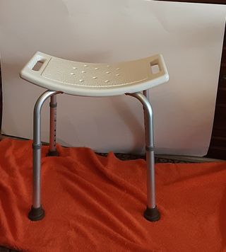 Asiento de baño ortopédico.  8 posiciones. Blanco