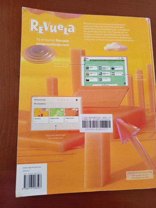 Matemáticas. 1 Secundaria. Revuela. Comunidad d...