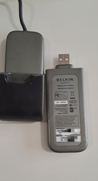 Adaptador USB WiFi Belkin G+ MIMO