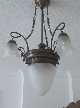 Lámpara vintage 3 luces