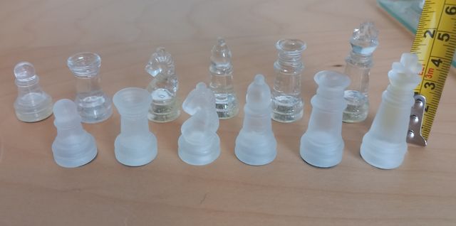 Ajedrez de vidrio 20x20cm