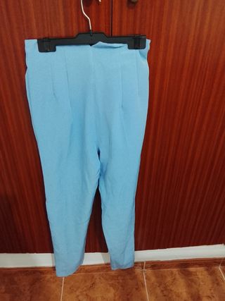 Pantalón vestir azul claro