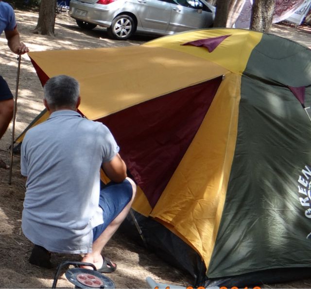 Campaña de camping Greenside para 3 personas,