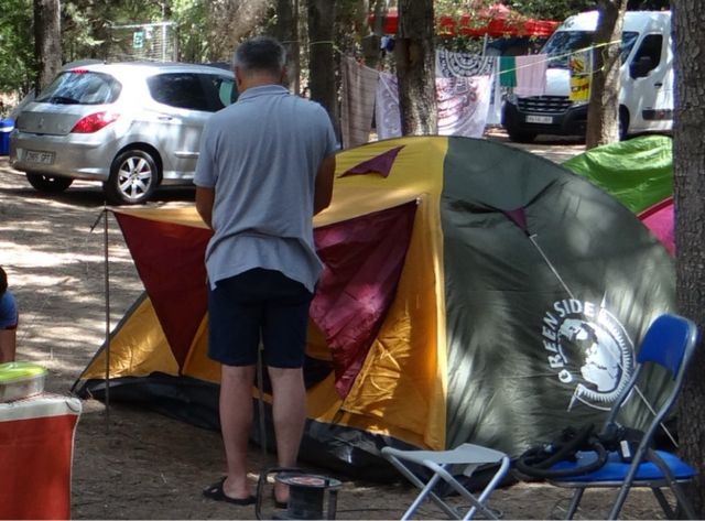 Campaña de camping Greenside para 3 personas,