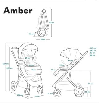 Carrito bebé con capazo