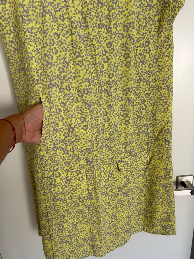 Vestido Indi & Cool - Amarillo y Gris